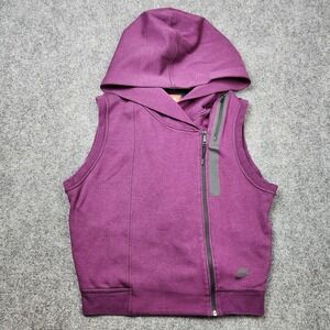 Nike‎ Tech Fleece Hooded Vest Side Zip Size Large Full Zip Sleeveless Athletic L
